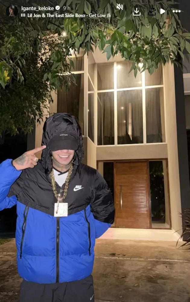 L-Gante compartió imágenes de su hogar
