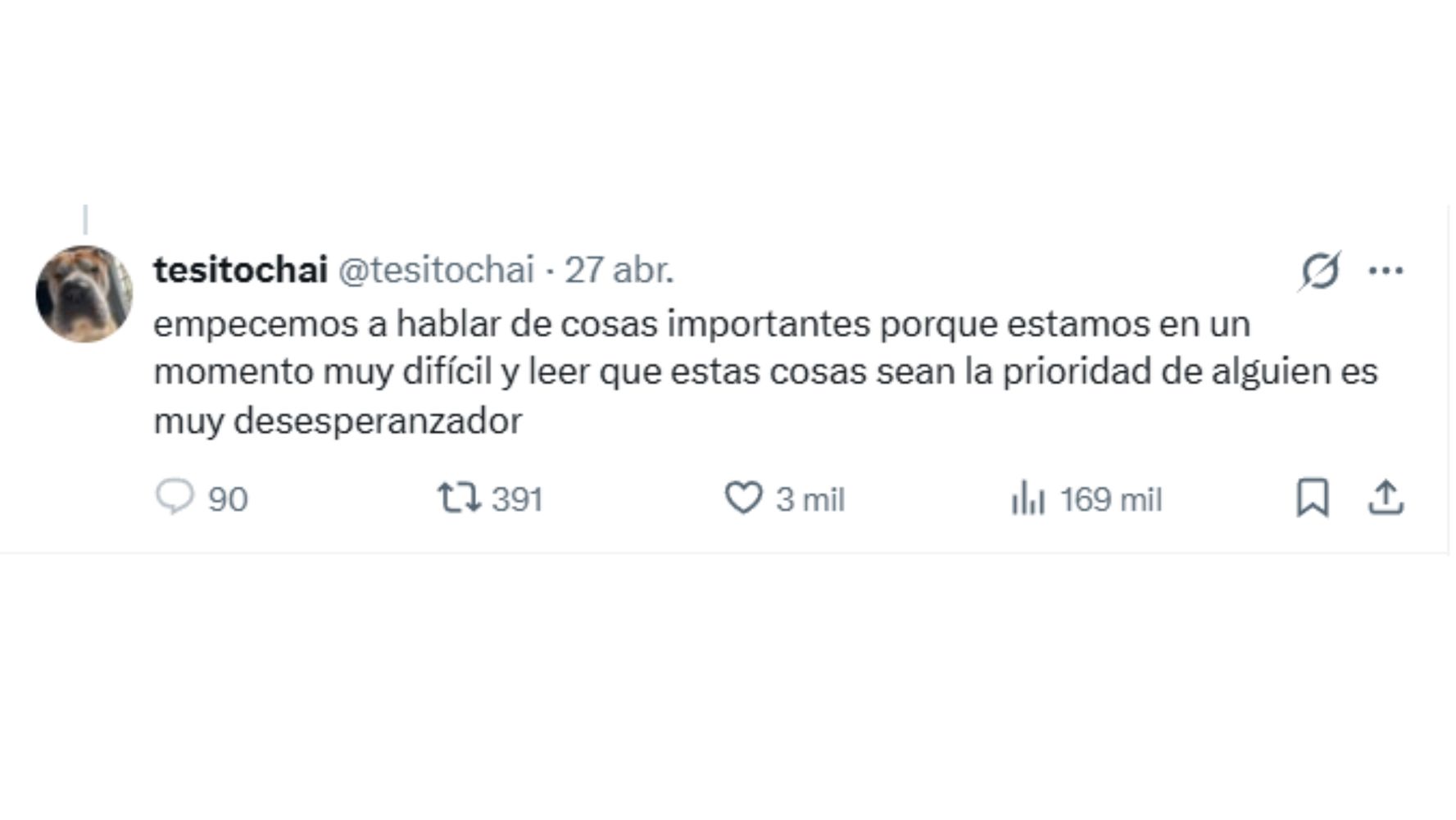 La cantante fue tajante sobre su postura tras el intento de cancelación a su novio.