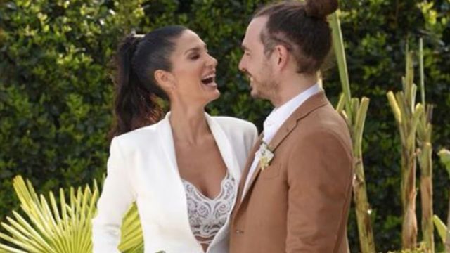 Silvina Escudero y su marido