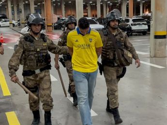 Escándalo en Brasil: un hincha de Boca detenido por racismo durante el partido ante Cruzeiro