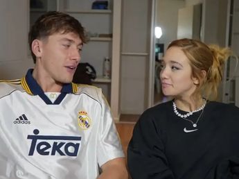 Ángela Torres debió frenar a su novio Marcos Giles por un "chiste cancelable" en Luzu: "No sabés bien"