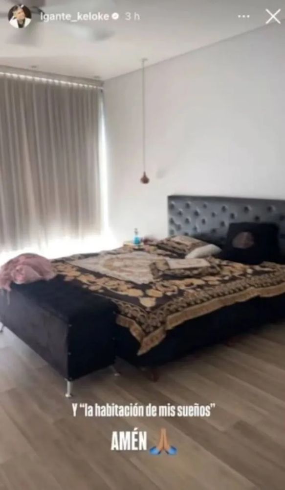 L-Gante compartió imágenes de su hogar