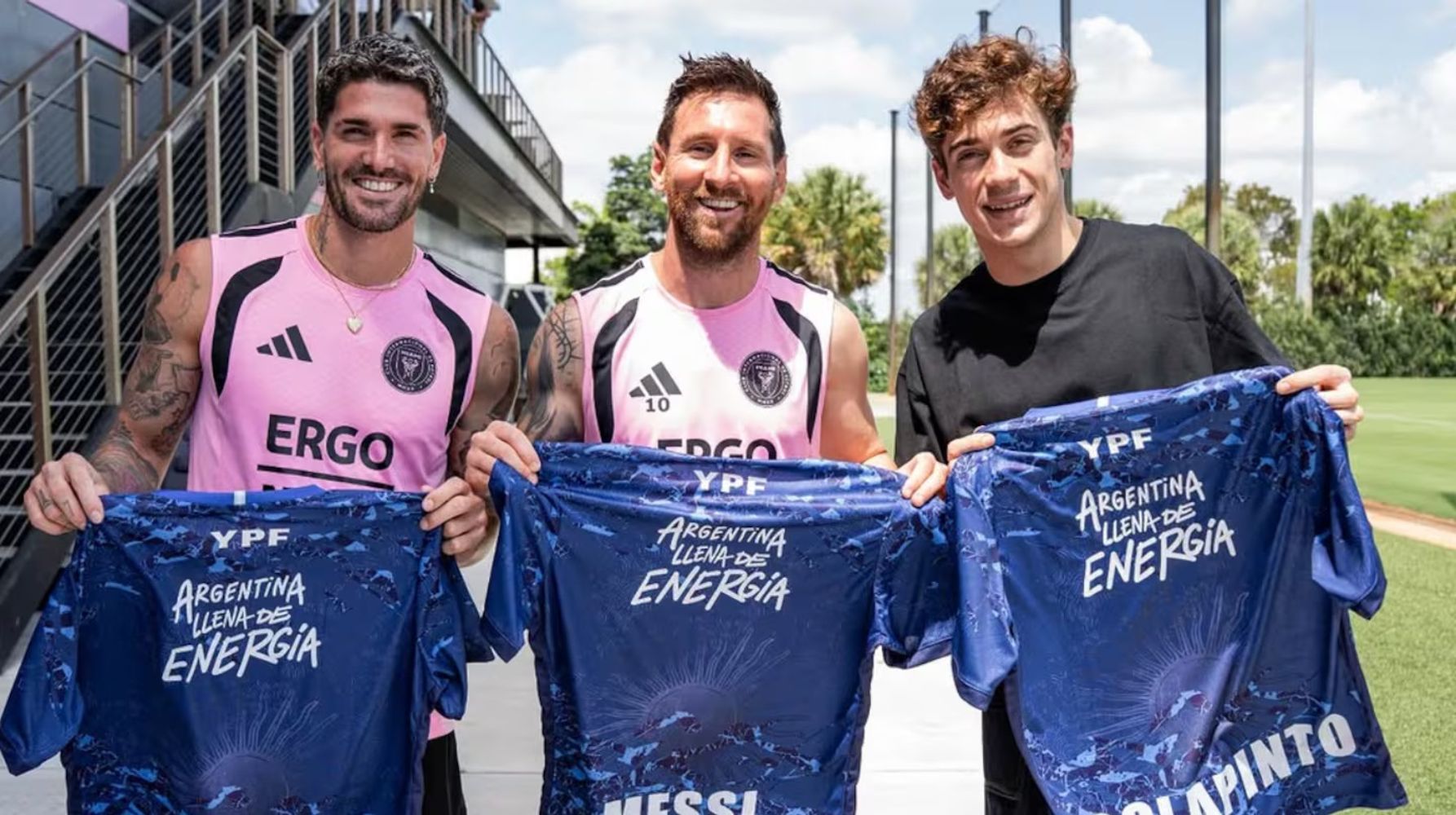 Messi, Colapinto y De Paul
