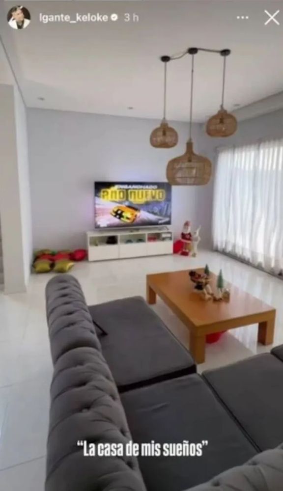 L-Gante compartió imágenes de su hogar