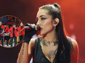 El guiño de María Becerra a Los Palmeras: cantó "Yo soy Sabalero" en pleno Nueva York y sorprendió a todos