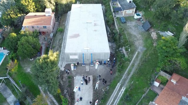Carlos Paz inauguró un nuevo reservorio de agua para los distritos Centro y Oeste.