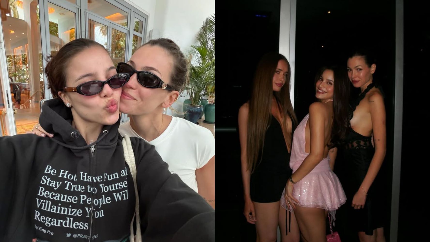 La famosa ompartió imágenes de sus vacaciones en sus redes.