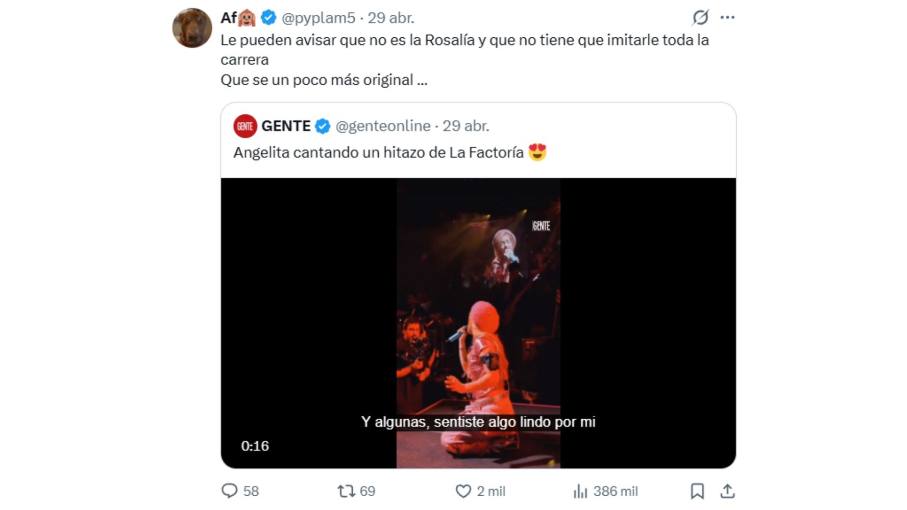 La polémica surgió por la estética y el cover de la cantante.