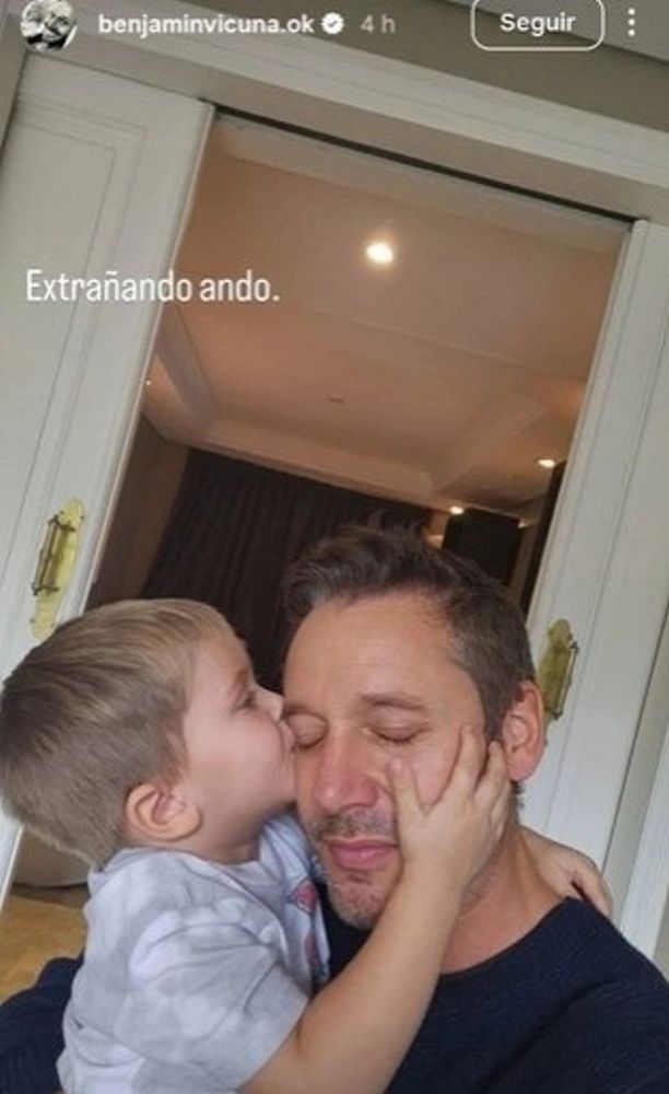 Vicuña compartió una historia con Amancio