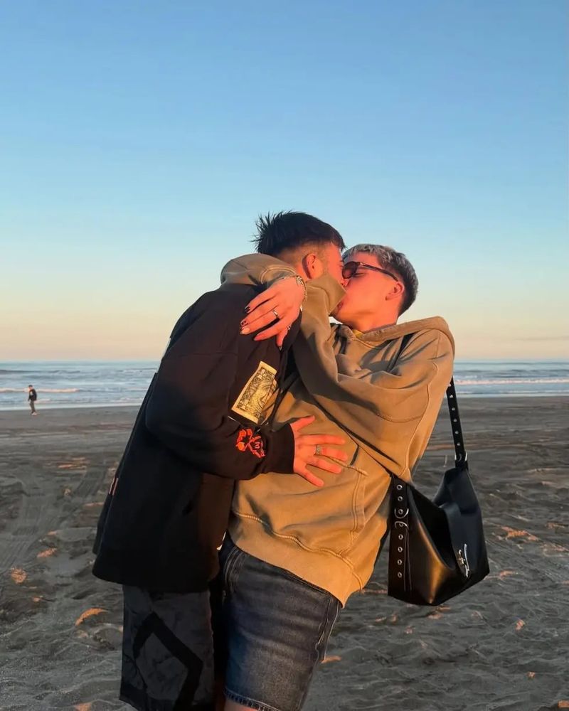 Juan Otero y su novio