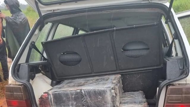Detienen a un narco brasileño con más de 110 kilos de marihuana en Comandante Andresito.