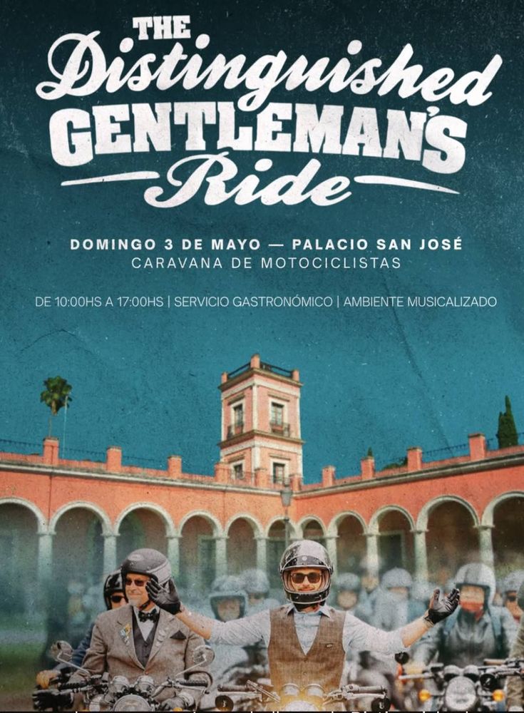 Distinguished Gentleman’s Ride. Foto: Web.