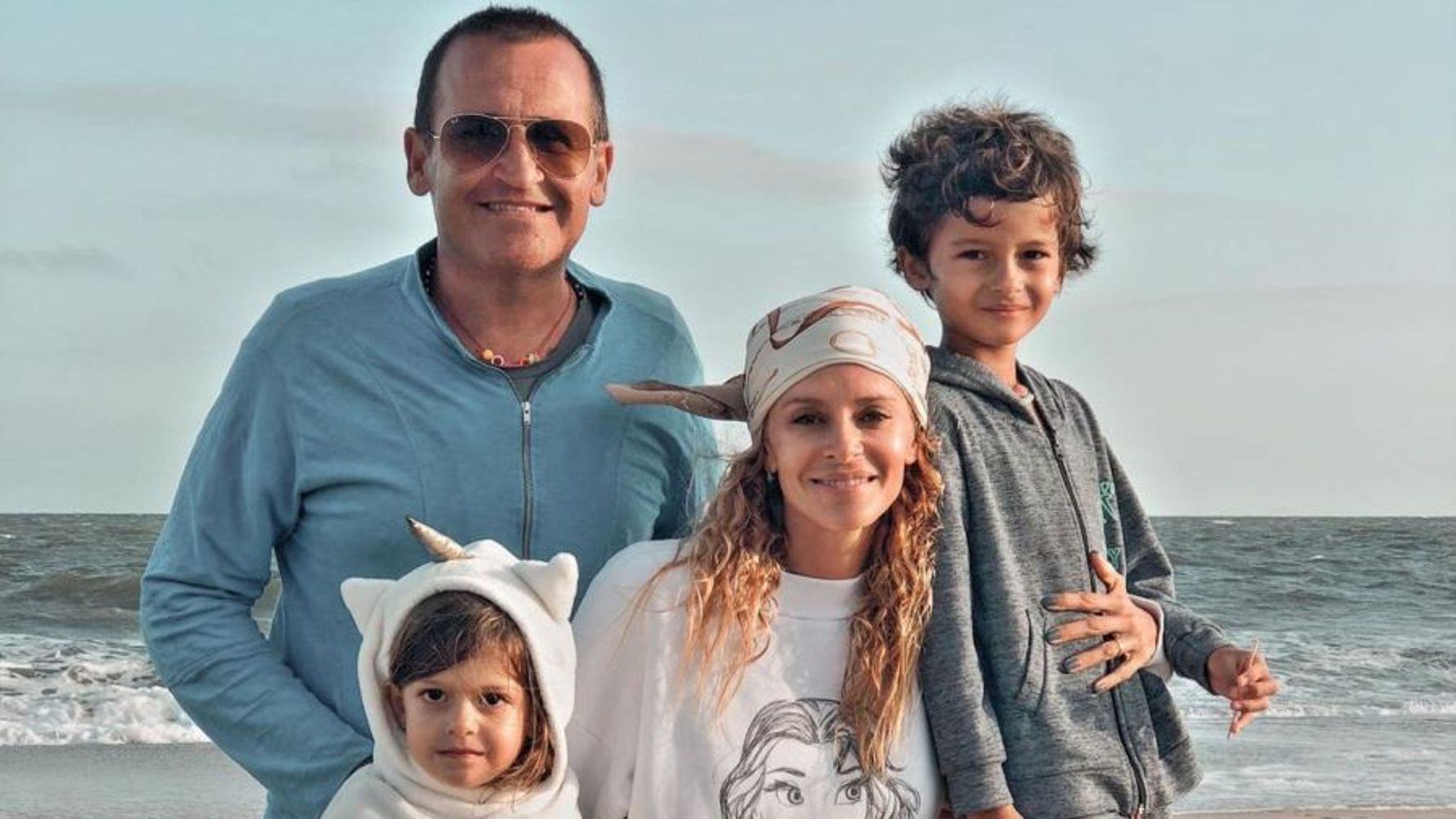 Vanina Escudero y sus hijos