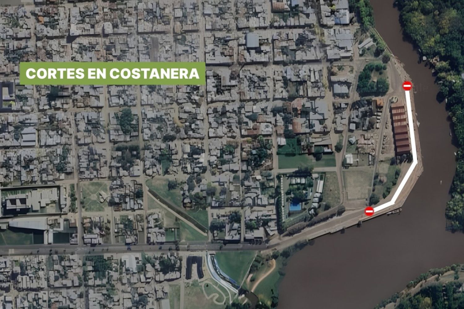 Operativos y cortes de tránsito.