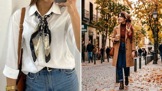Un pequeño detalle que logra cambiar por completo un look simple.