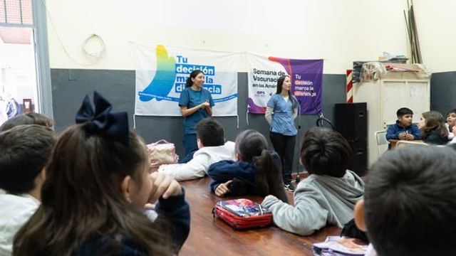 Una de las instituciones alcanzadas fue la Escuela N° 15 Nuestra Señora del Valle.