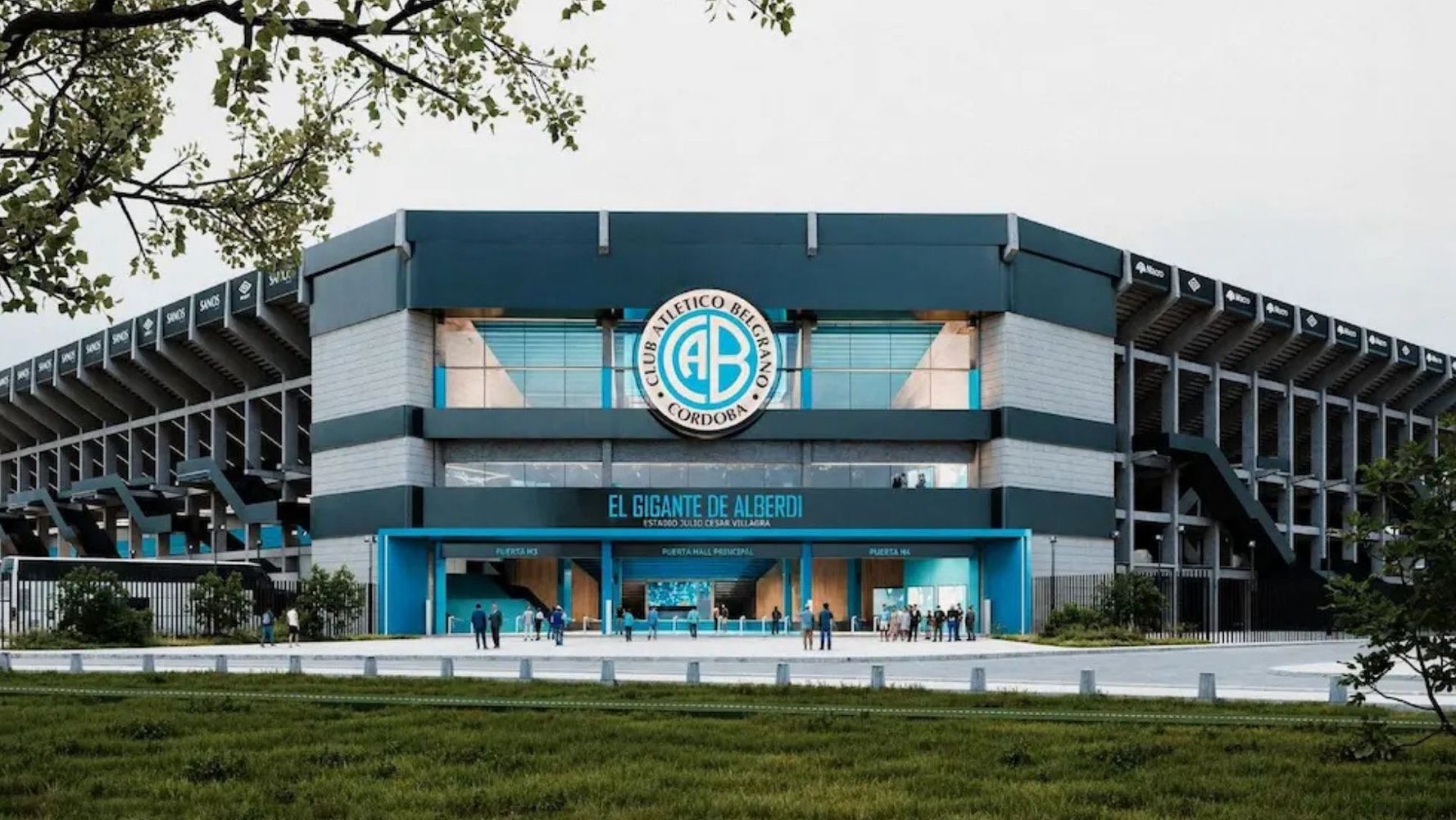Así quedará el Gigante de Alberdi tras la remodelación.