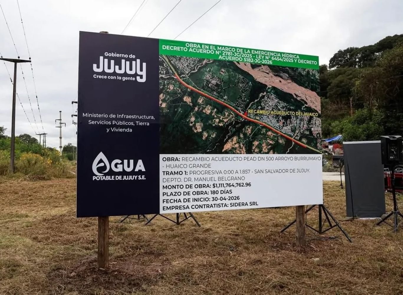 Invirtiendo más de $1.000 millones, Agua Potable de Jujuy dio inicio a una obra de gran magnitud en la capital provincial.
