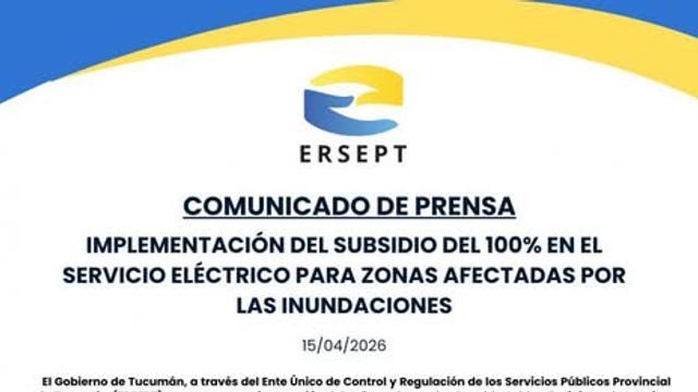 La medida alcanza a sectores de Aguilares, La Madrid, Santa Ana, Villa Belgrano y El Timbó.