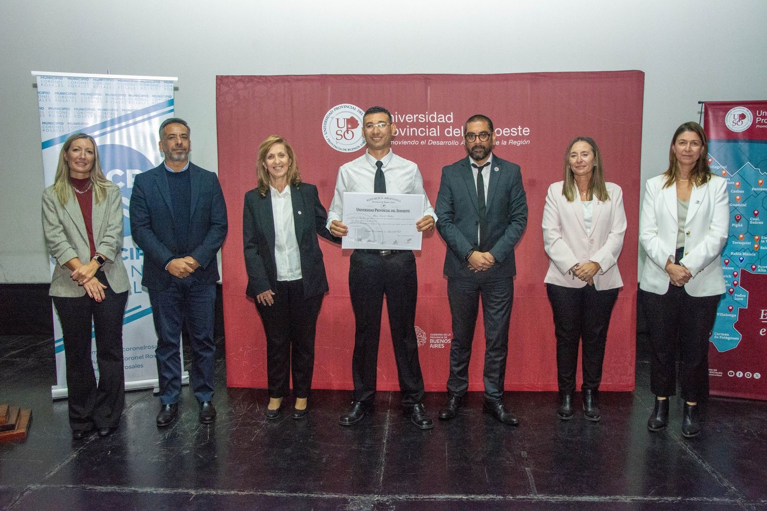 Nuevos egresados de la Universidad Provincial del Sudoeste