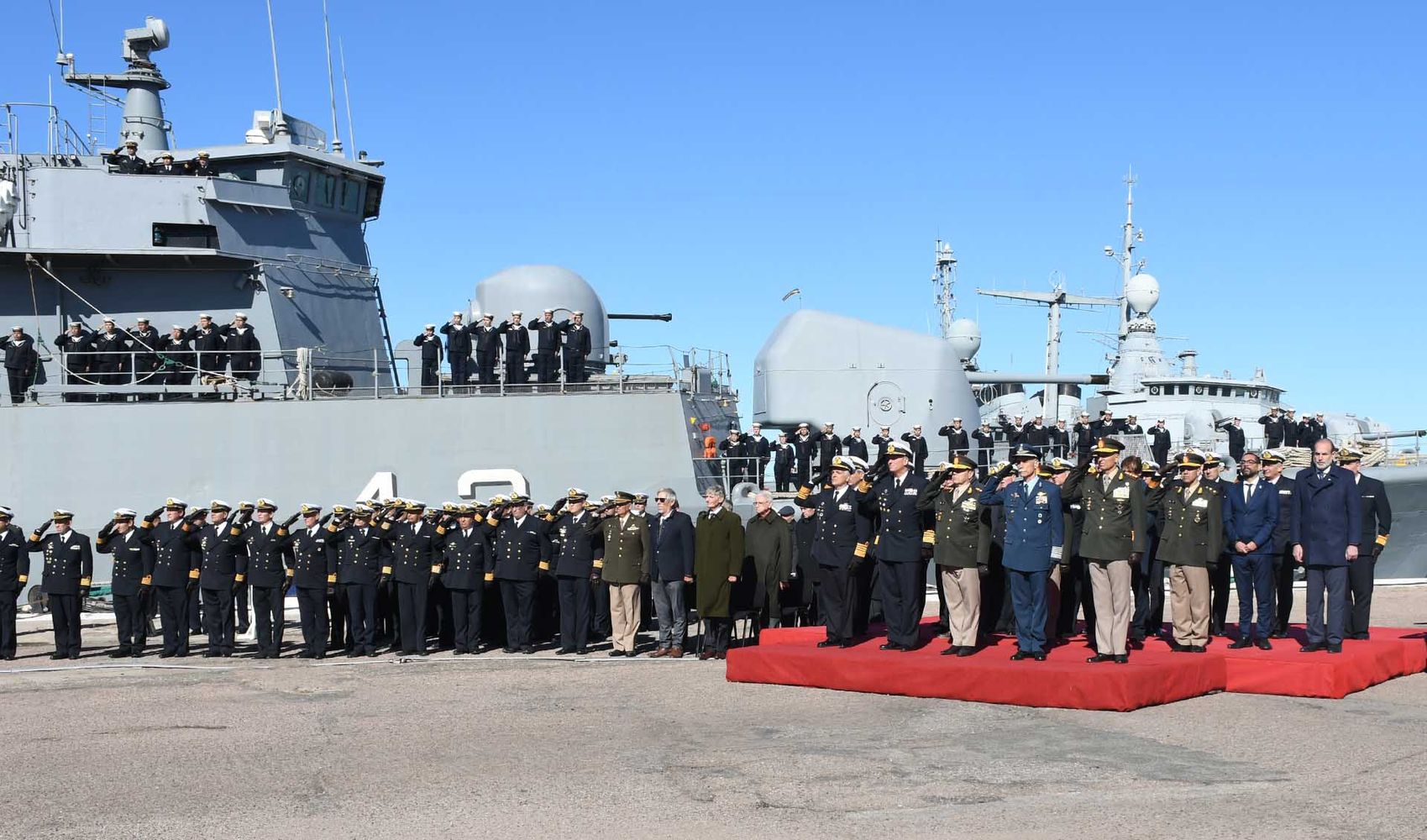Ceremonia central 44° aniversario del hundimiento del Crucero ARA General Belgrano.