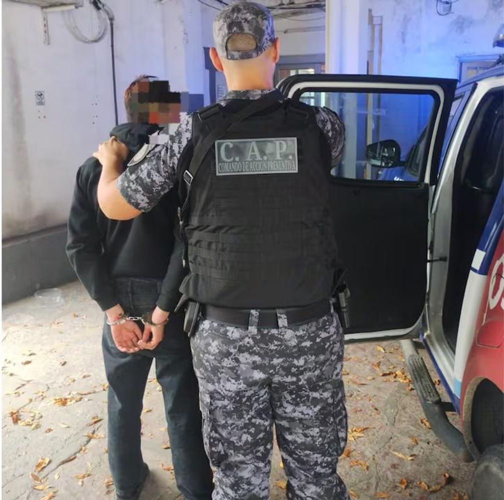 El detenido en Alta Gracia.