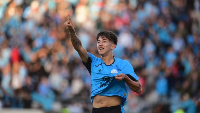 Ramiro Tulián decoró la goleada de Belgrano.