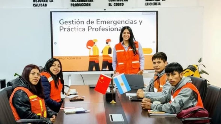 Capacitaron a pasantes en higiene y seguridad para la actividad minera
