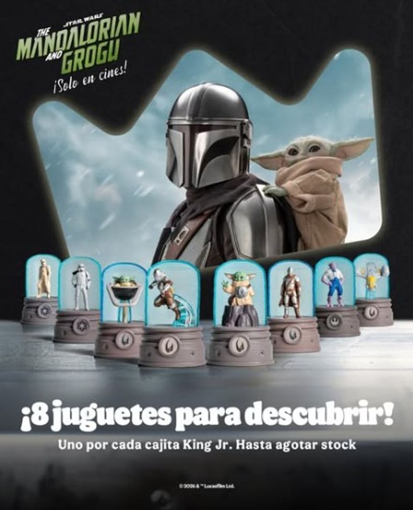 Burger King lanzó un Combo Galáctico de Star Wars: qué trae, cómo son los juguetes y dónde se consigue