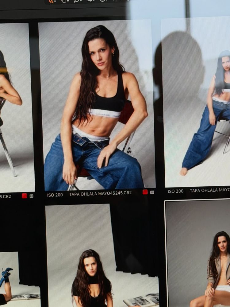 Violeta Urtizberea mostró el backstage de una producción de fotos y arrasó con un look ultra llamativo