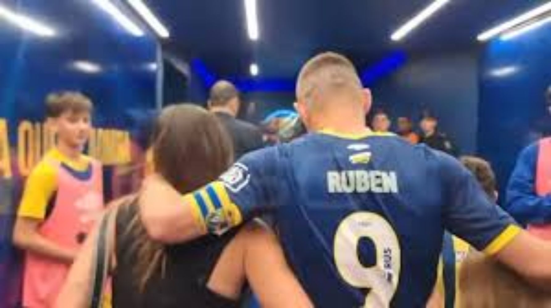 Marco Ruben y su esposa Giselle