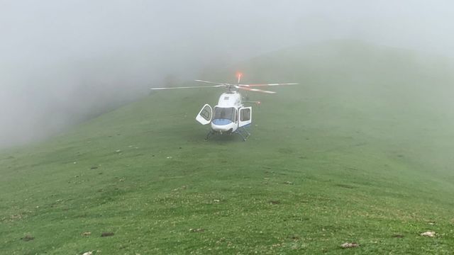 La evacuación se concretó hasta el servicio de emergencias 107 y luego la mujer fue derivada a la Clínica Mayo.