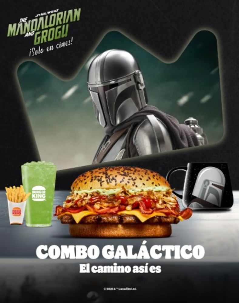Burger King lanzó un Combo Galáctico de Star Wars: qué trae, cómo son los juguetes y dónde se consigue