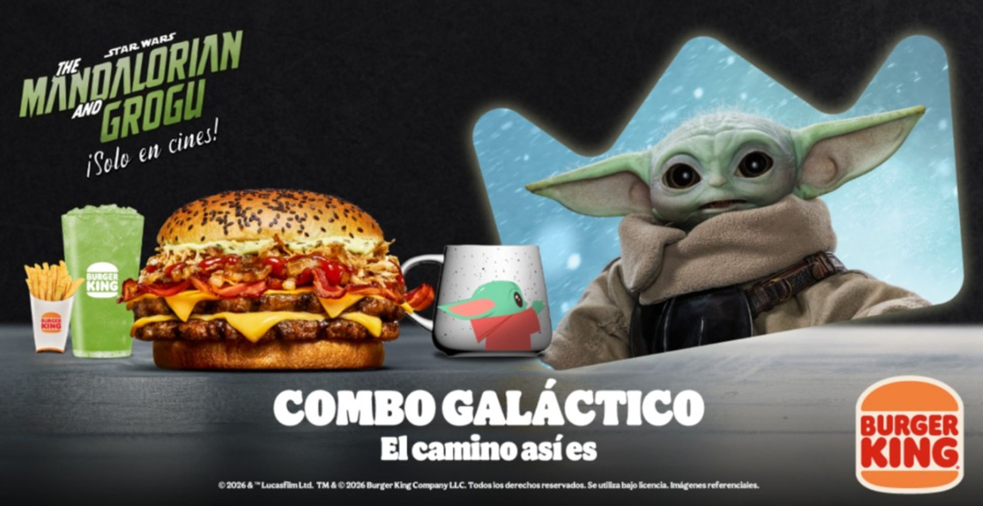 Burger King lanzó un Combo Galáctico de Star Wars: qué trae, cómo son los juguetes y dónde se consigue