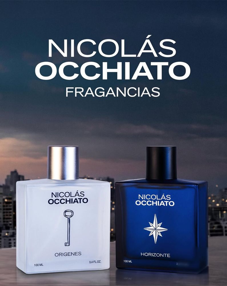 “Horizonte”, la fragancia masculina de Nicolás Occhiato, apuesta por notas cítricas y un fondo dulce.