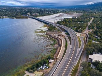 Obras en la Autovía Punilla: hay desvíos en el cruce con Ruta 38
