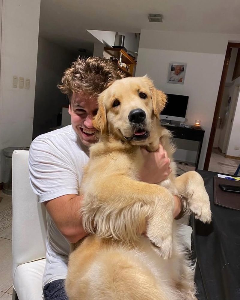 Manu de Gran Hermano y su perra
