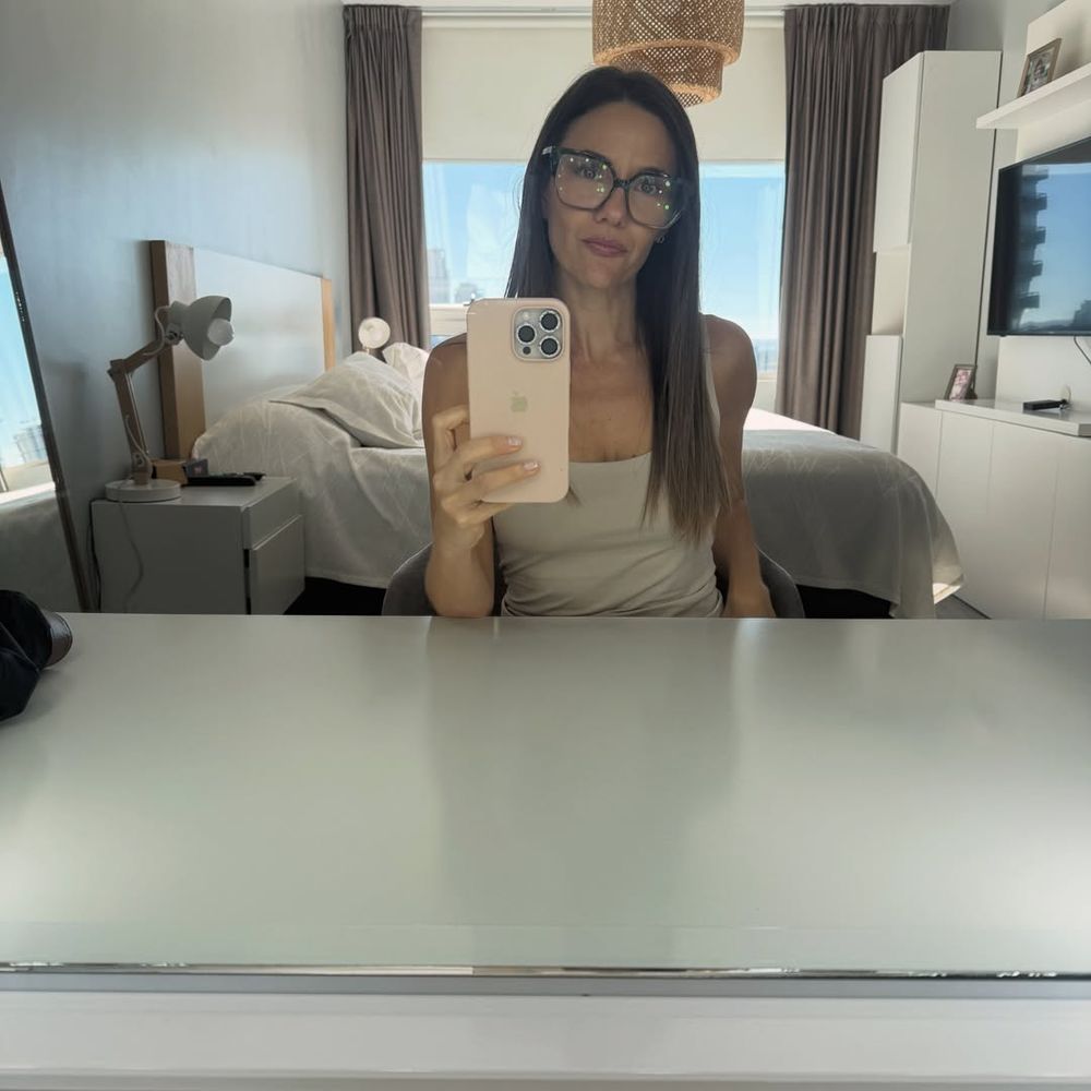 Luciana Rubinska reveló su colección de looks deportivos y arrasó en Instagram