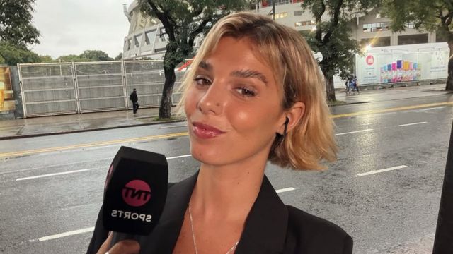 Modo mundial: Sara Sklate compartió su outfit de la selección argentina y arrasó en Instagram