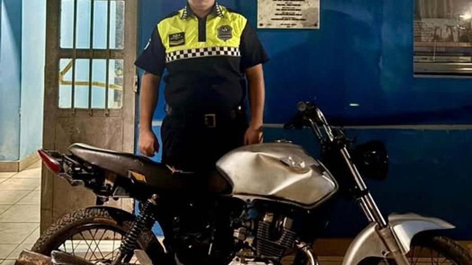 Leales: recuperaron una moto denunciada como robada