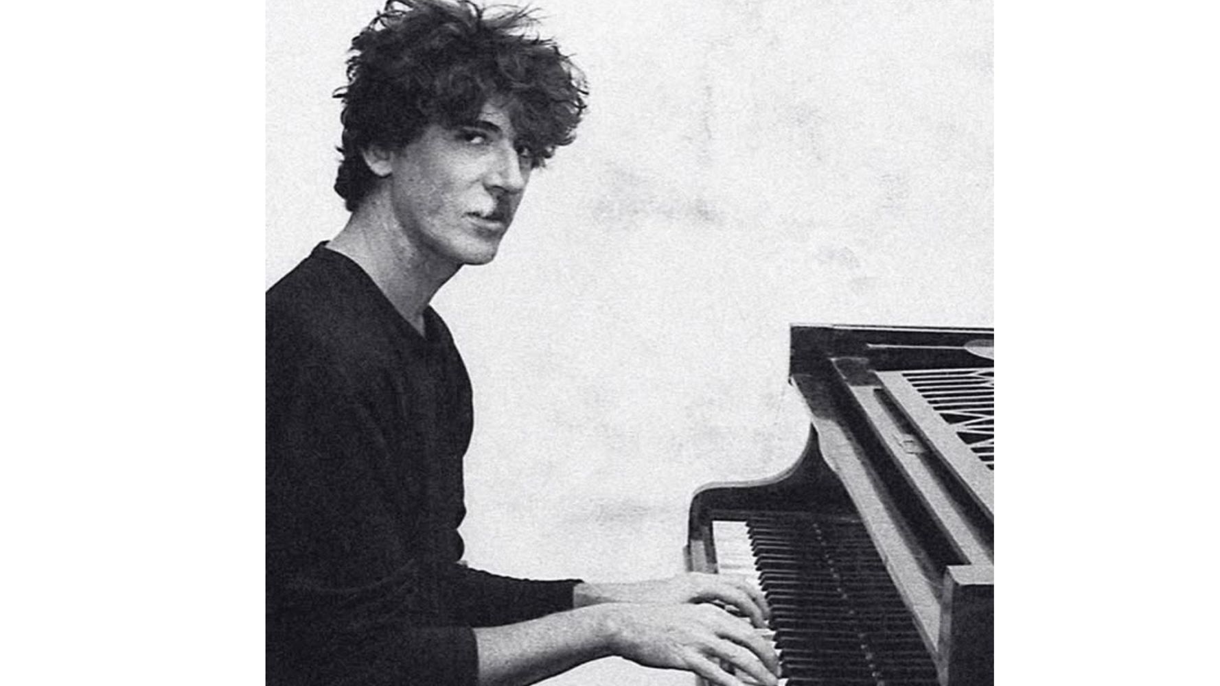 Charly García en su juventud.