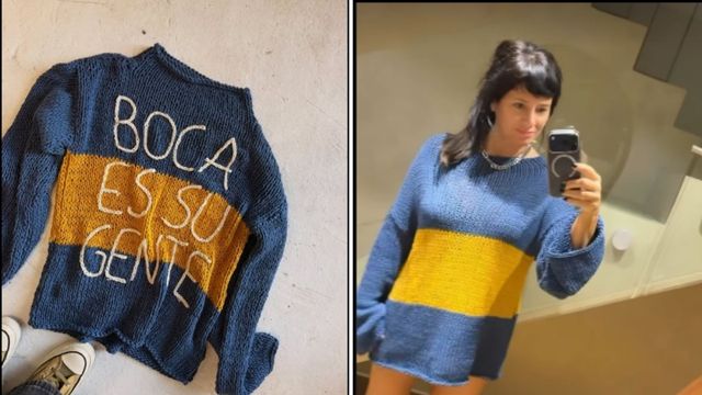 Así es el buzo viral de Boca que generó polémica por su precio.