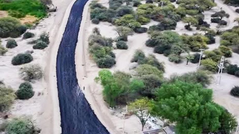 El acceso norte de Santa María suma tareas de imprimación y asfaltado