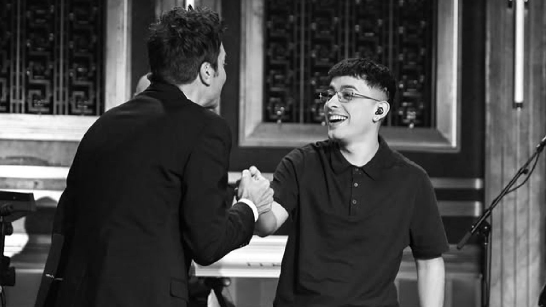 Jimmy Fallon y Trueno.