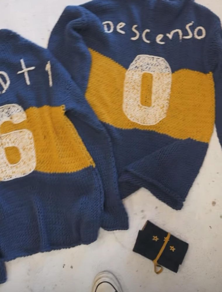 Azul y amarillo: Griselda Siciliani se sumó al sweater viral de Boca y arrasó en Instagram