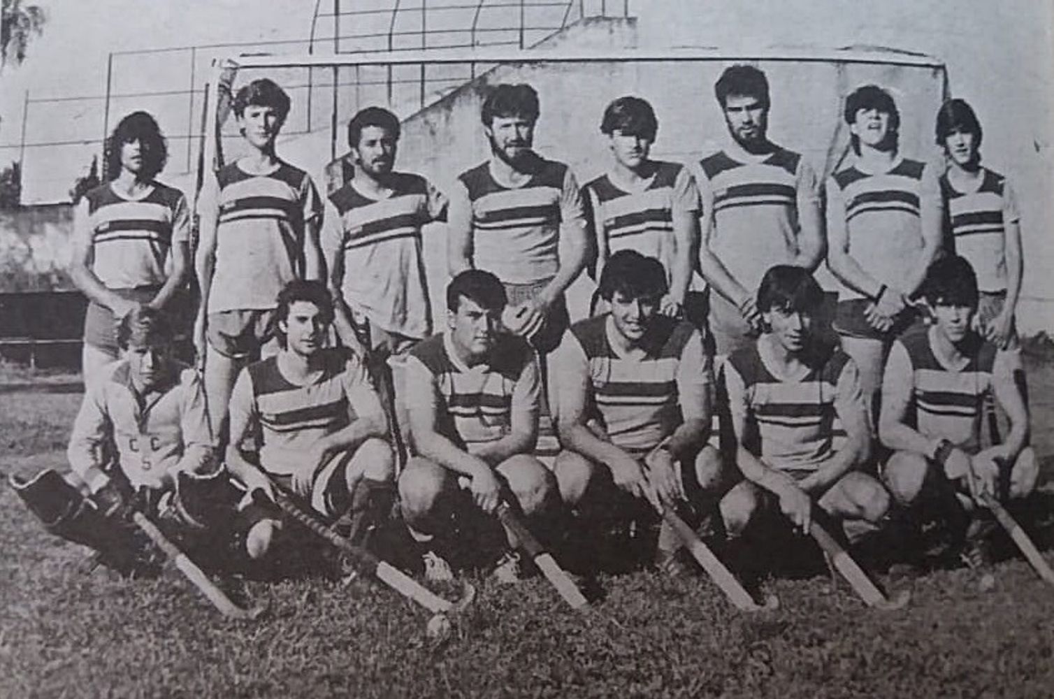 Equipo que participó en el Campeonato rgerntino de Mar del Plata 198