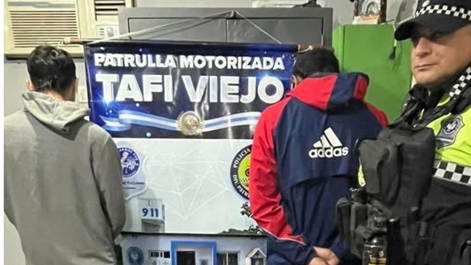 Demoraron a dos jóvenes en Tafí Viejo por narcomenudeo