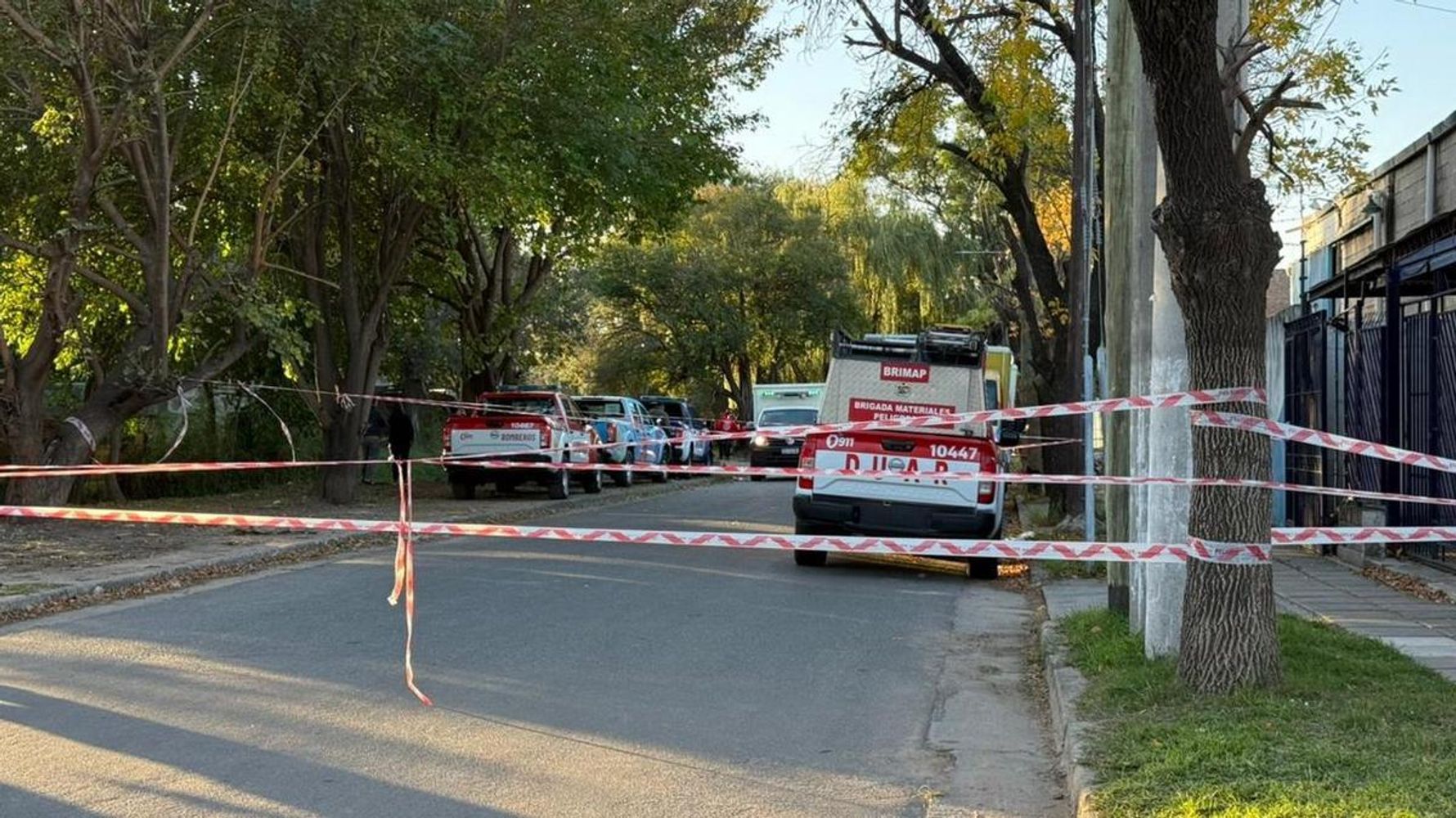 La investigación en barrio Los Gigantes.