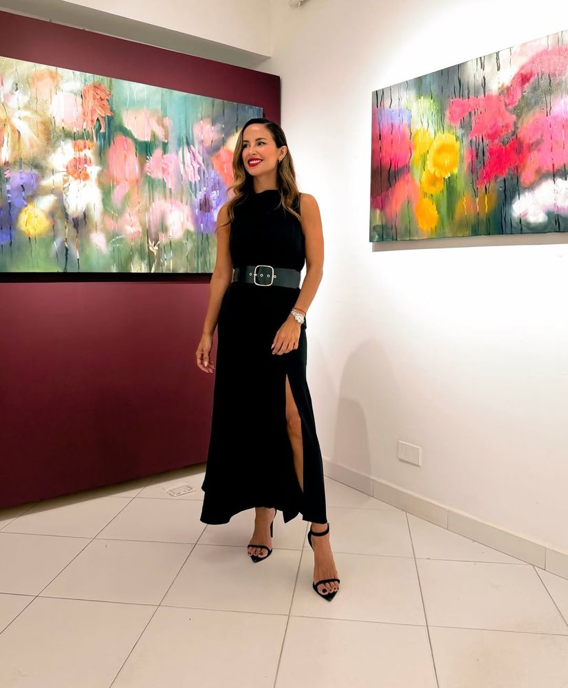 Abanico y sombrero: Lourdes Sánchez eligió un look con ultra estilo y se llevó todos los likes: "Cultura paraguaya"