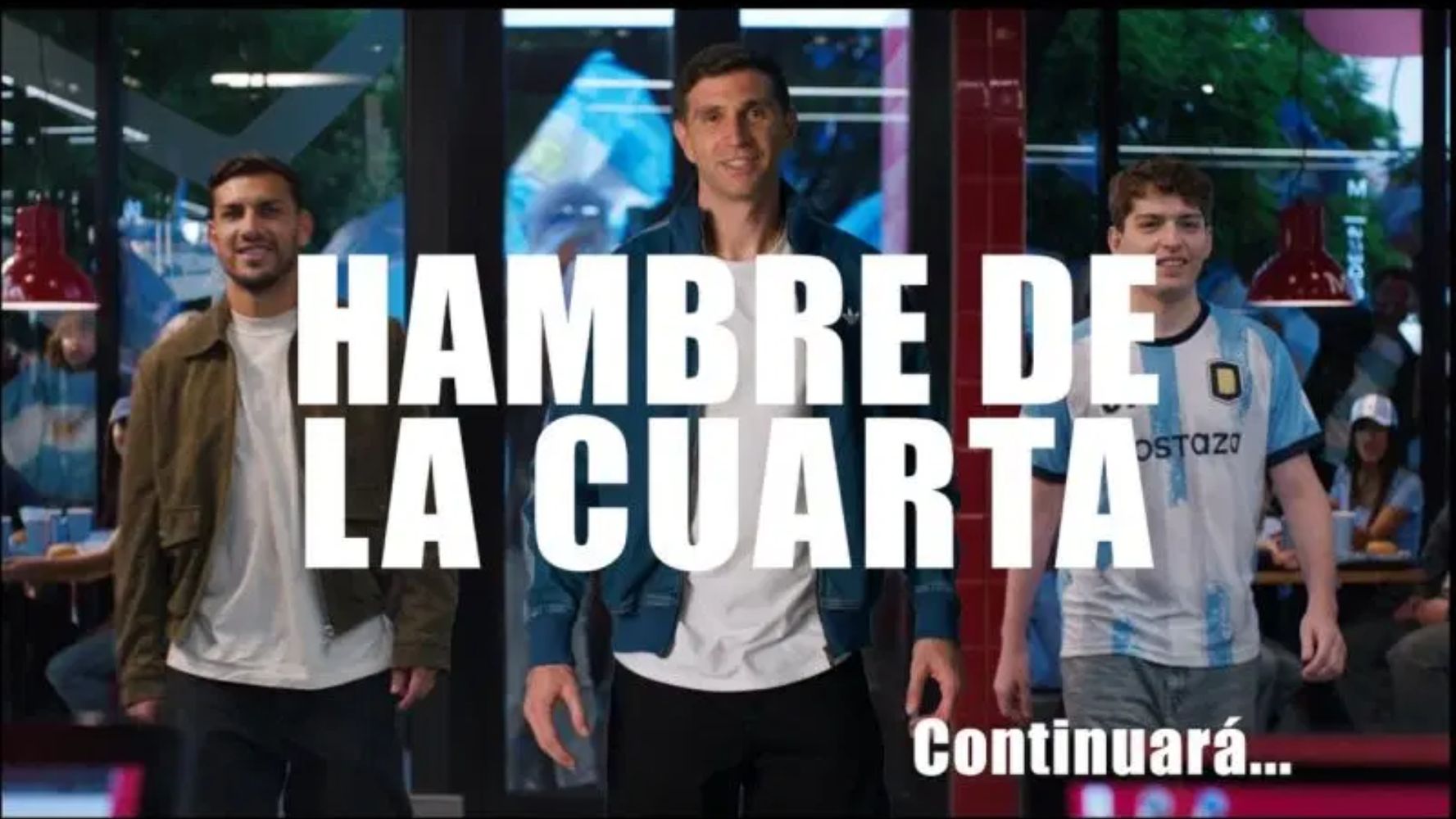 Di María en la nueva publicidad de Mostaza